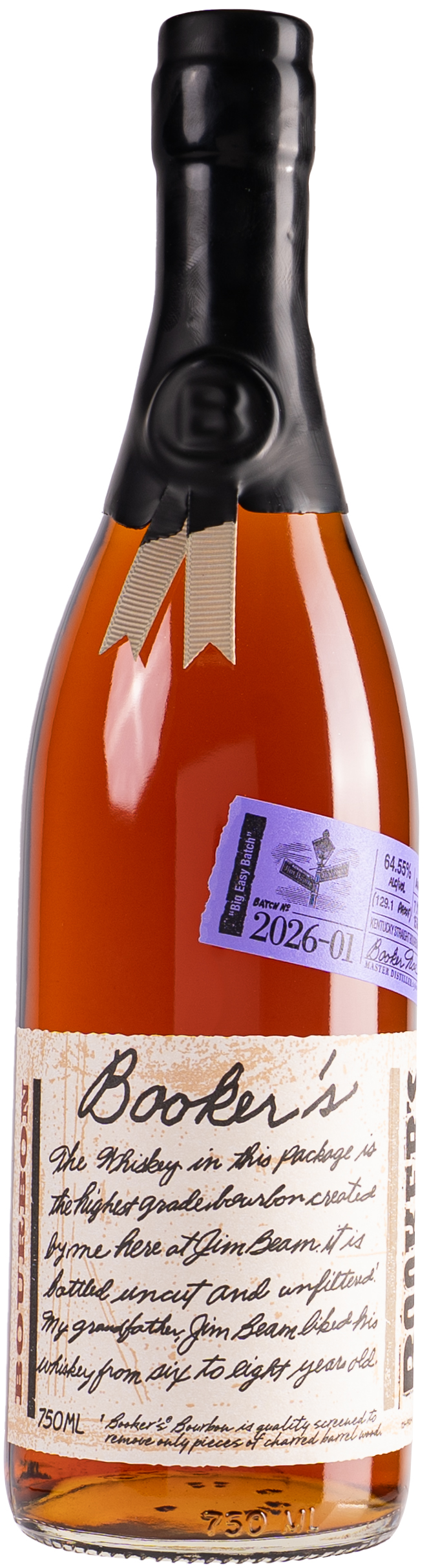 Booker's Bourbon 7 Year Big Easy | 750 ml Bottle