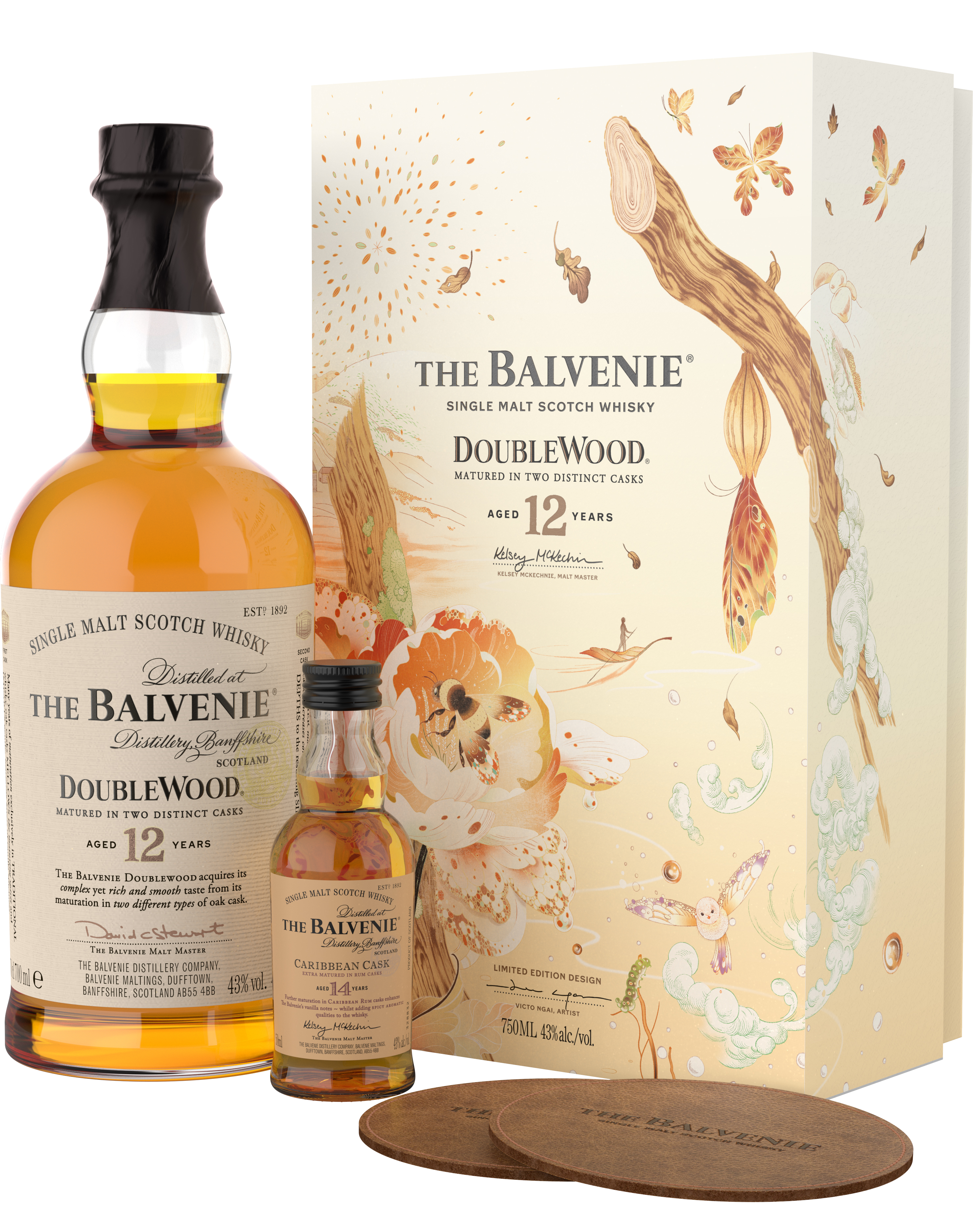 Balvenie 12 year old Doublewood with 14 year Caribbean Cask 50ml