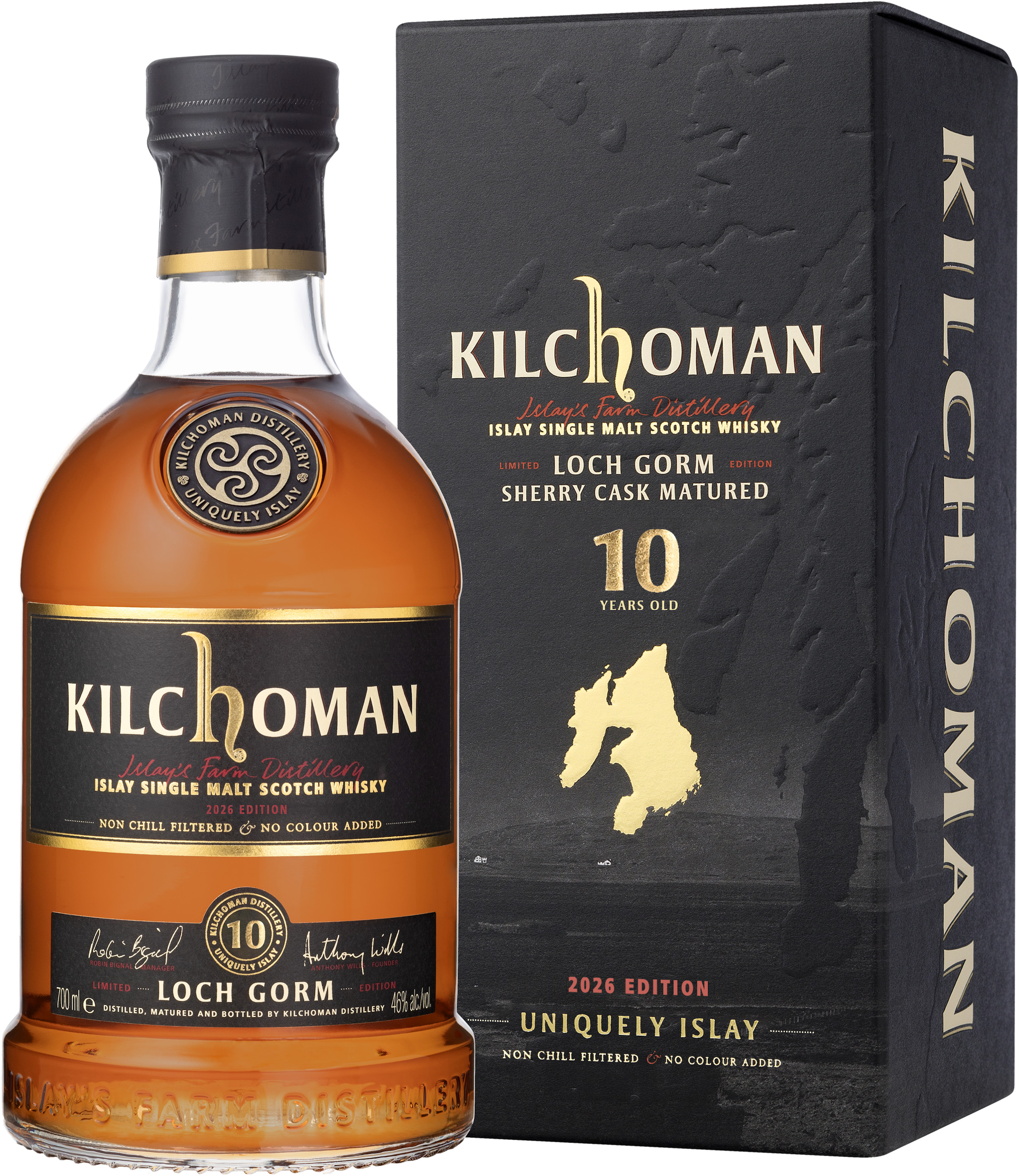 Kilchoman Loch Gorm 10 year old ex Sherry Cask Islay Single Malt