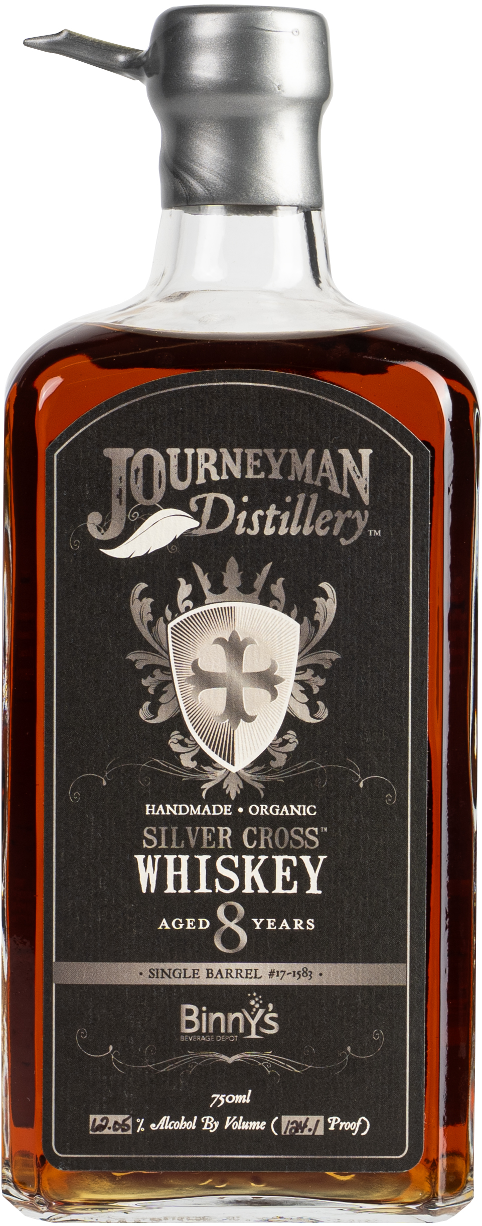 Journeyman Distillery Silver Cross 8 year old Four Grain Whiskey