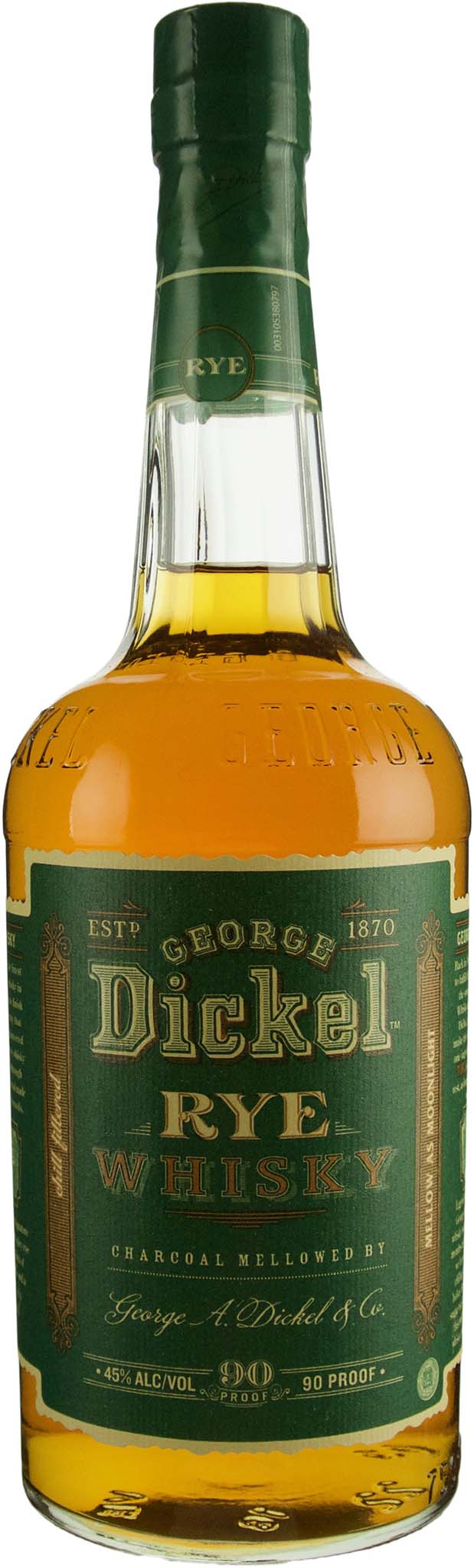 George Dickel Tennessee Rye Whiskey | 750 ml Bottle