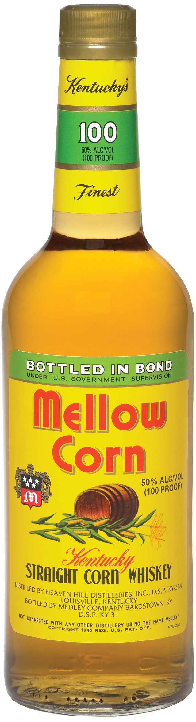Mellow Corn Bottled in Bond Corn Whiskey