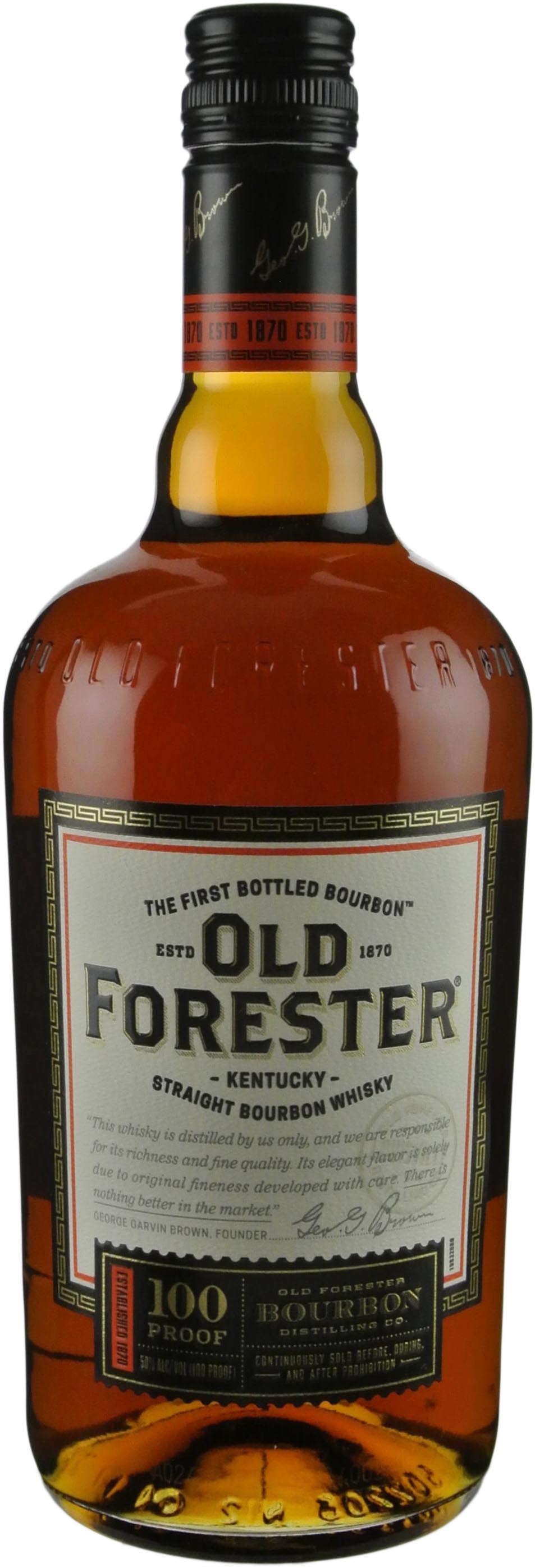 Old Forester 100 Proof Kentucky Straight Bourbon