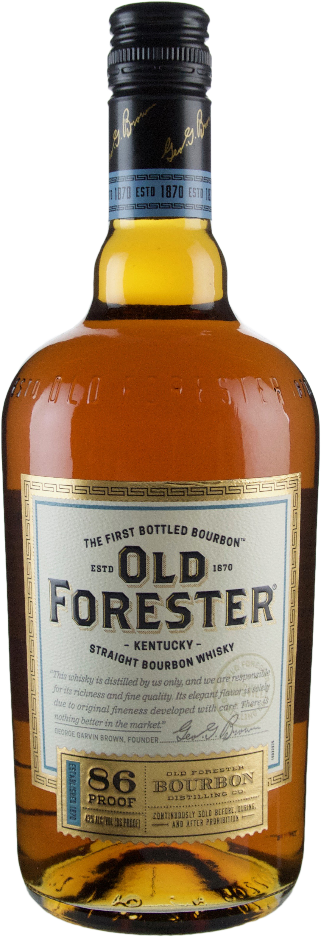 Old Forester Bourbon 86 Proof Bourbon