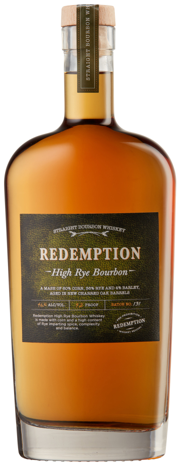 Redemption High Rye Straight Bourbon Whiskey Redemption High Rye Straight Bourbon Whiskey