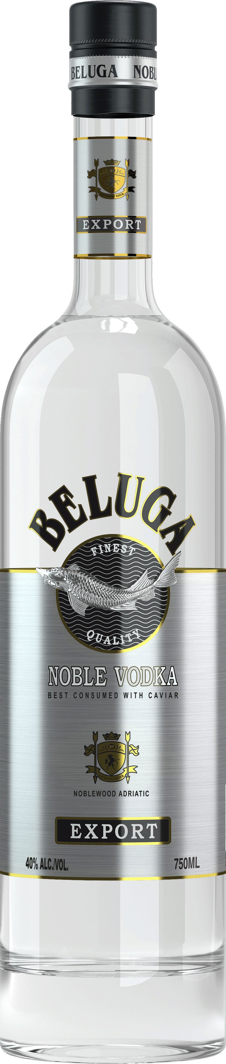 Beluga Gold Line Vodka with Shot Glasses – Grand Wine Cellar