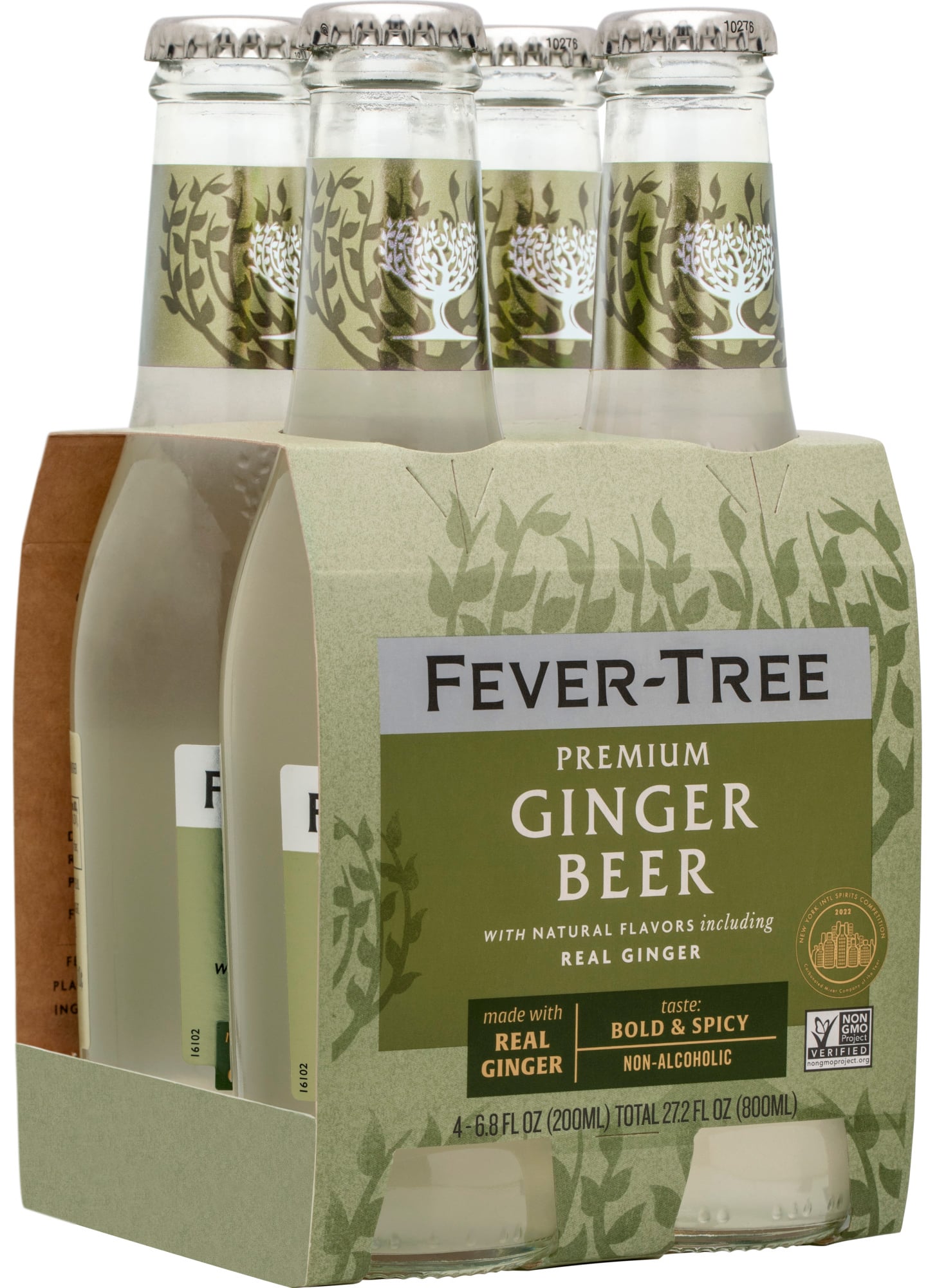 Fever Tree Ginger Beer | 4 pack of 6.8 oz Bottle