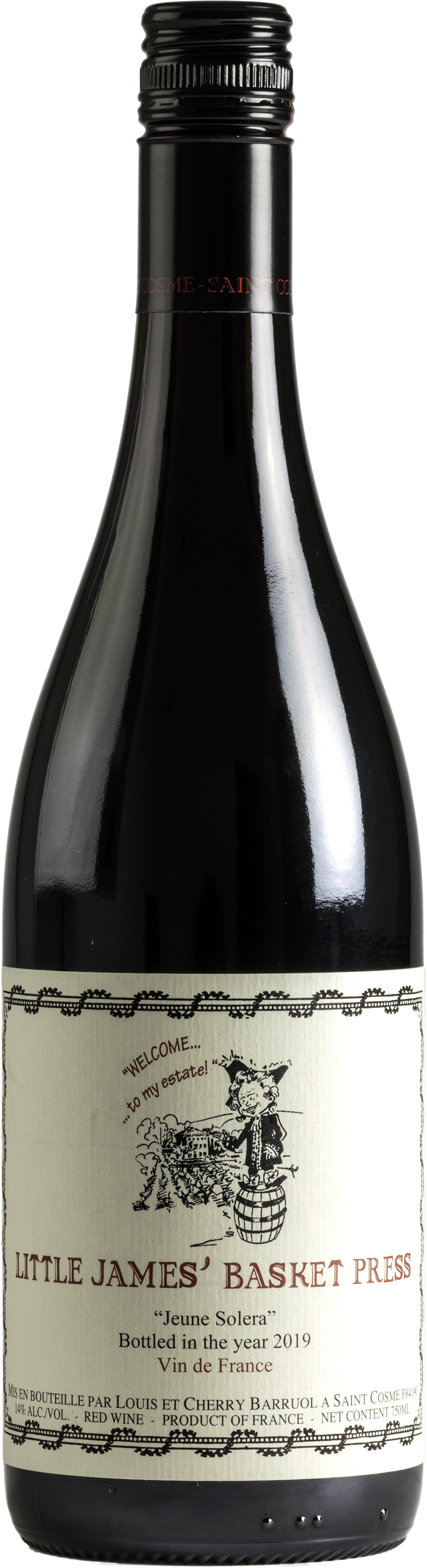 Saint Cosme Little James' Basket Press Grenache Rouge
