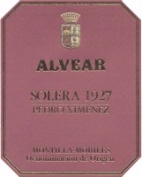 Alvear Pedro Ximenez Solera 1927 Half Bottle