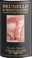 Canalicchio di Sopra Brunello di Montalcino 2006