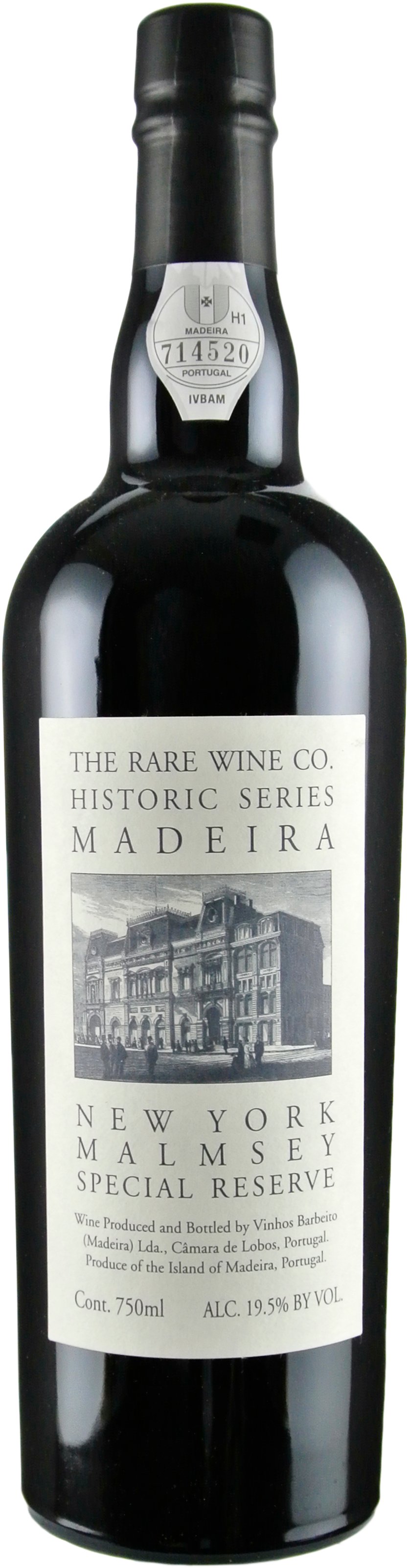 Rare Wine Company Barbeito Historic Series New York Malmsey Madeira