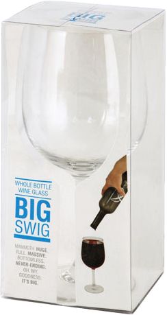 True Fabrications Big Swig Wine Glass 25 Ounce