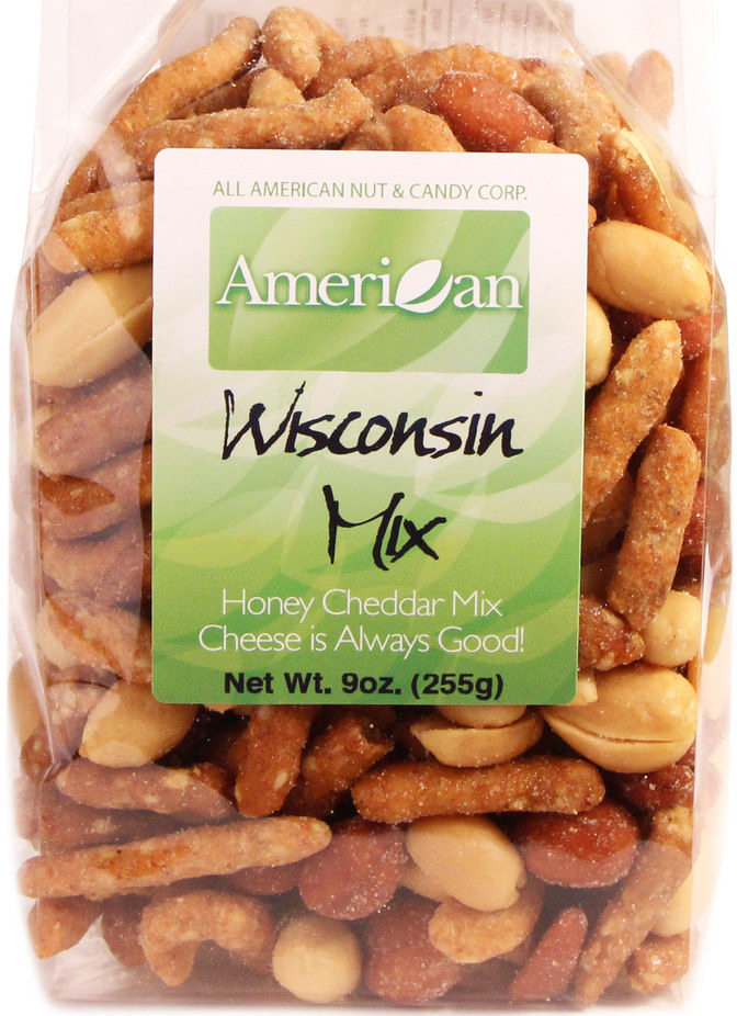 All American Nut & Candy Wisconsin Snack Mix Bag