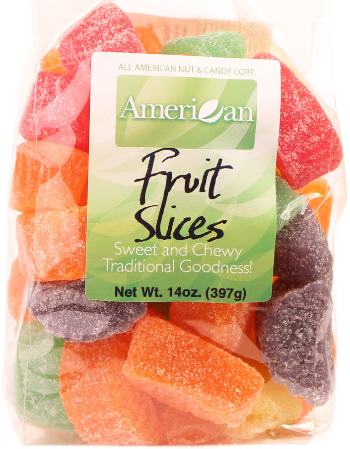 All American Nut & Candy Jellied Fruit Slices Bag