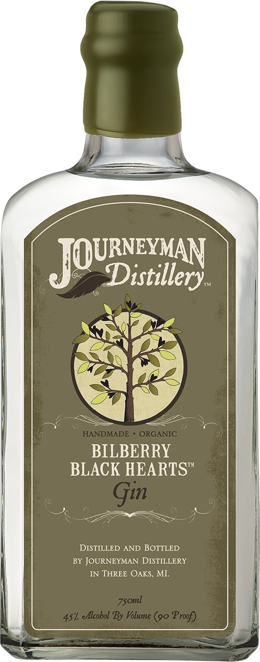 Journeyman Distillery Bilberry Black Hearts Gin