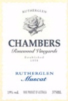 Chambers Muscat Rosewood Vineyards Rutherglen Half Bottle