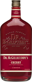 T-shirt Manches Longues Dr McGillicuddy's Schnapps - Gris Logo - Taille L - Neuf Sans Étiquettes