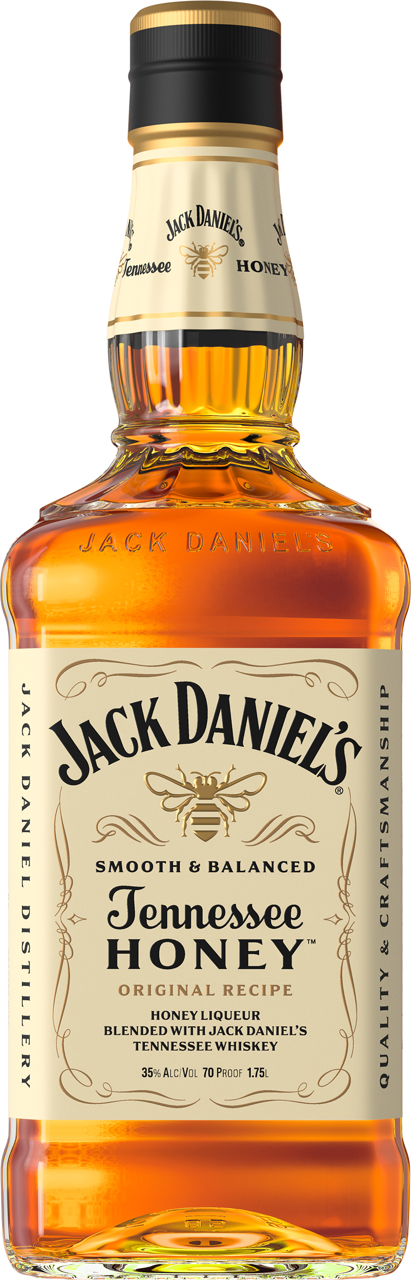 Jack Daniel's Honey Pet 20cl: sweetness and tradition in each sip, image size:830x2581
