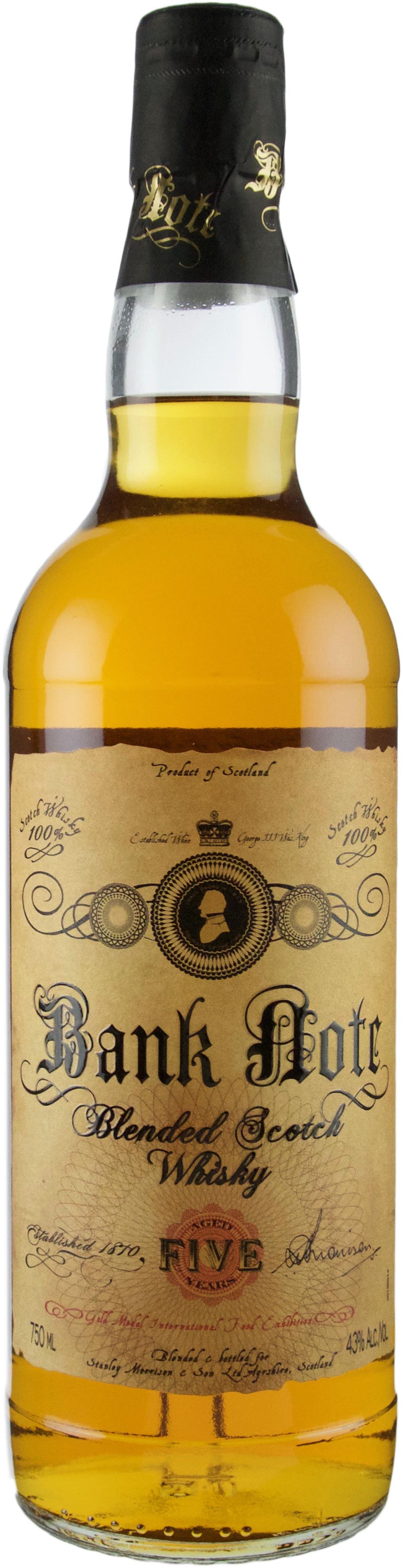 Bank Note 5 year old Blended Scotch Whisky