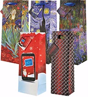 Wrap Art 1 Bottle Text From Santa Rope Handle