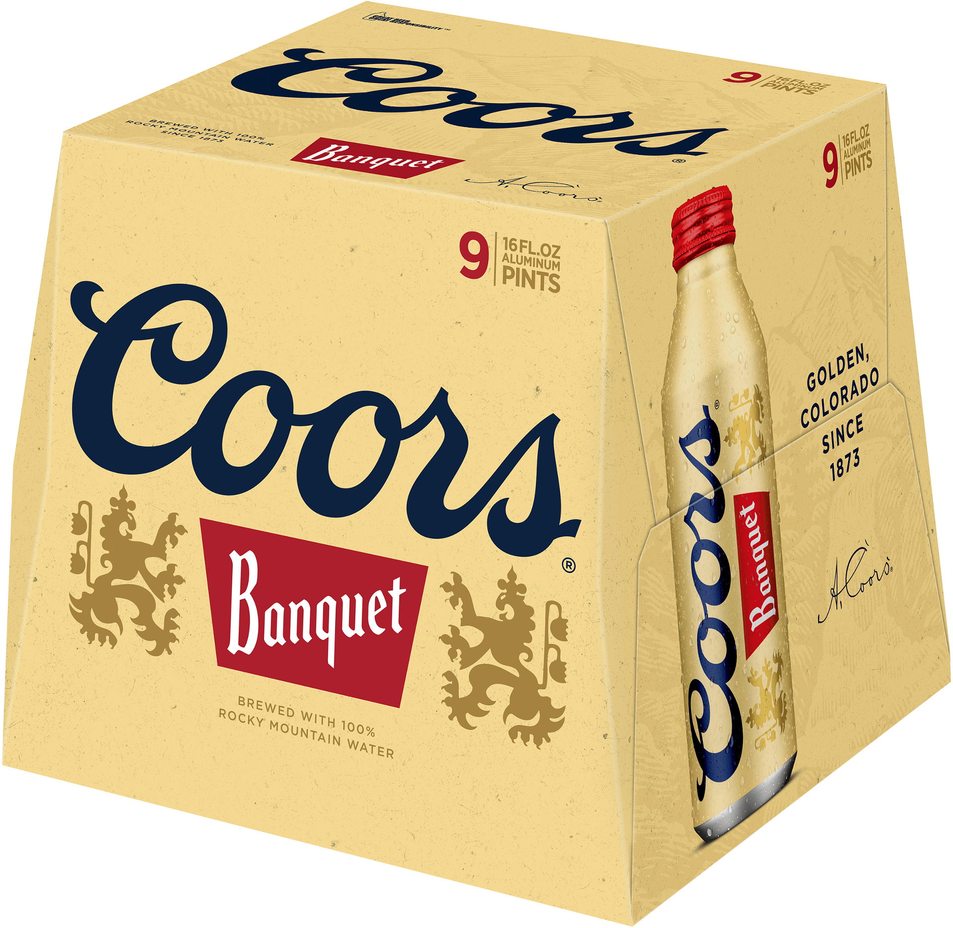 Coors Banquet Aluminum Bottles