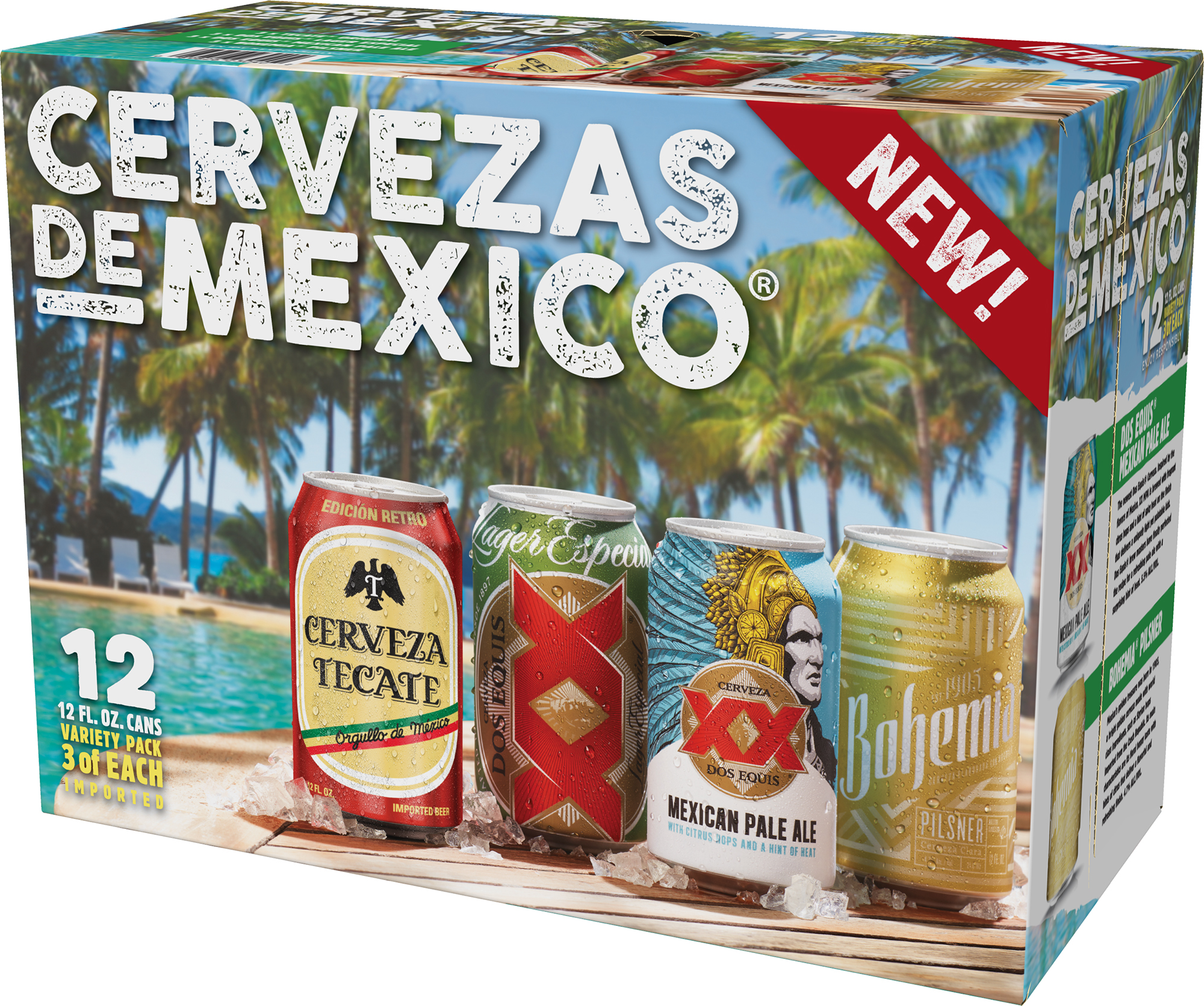 Cervezas De Mexico Variety Pack