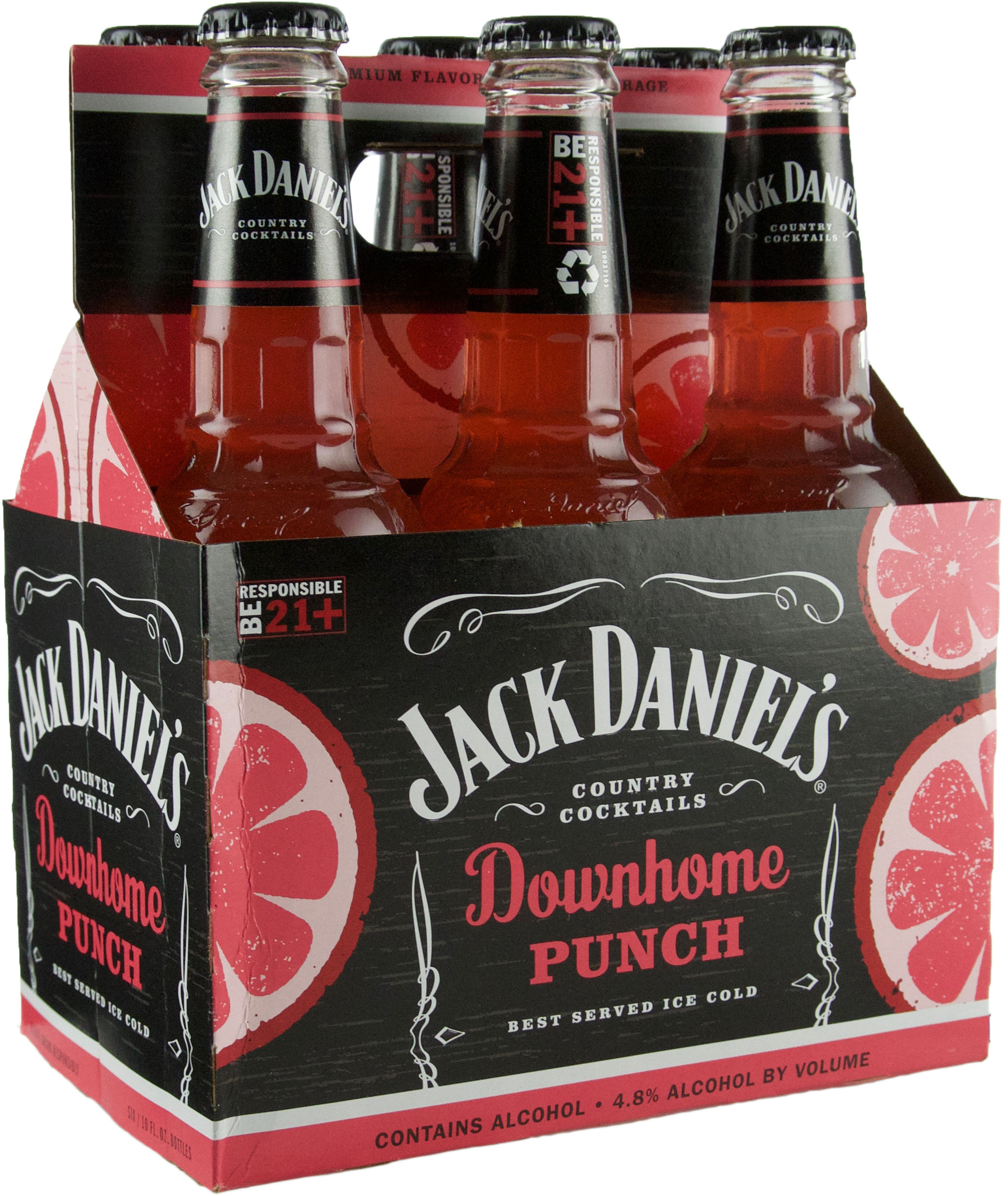 Jack Daniel's Country Cocktails Downhome Punch | 6 pack of 10 ...