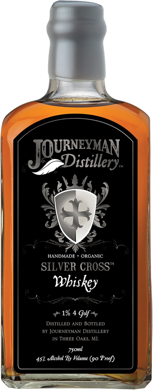 Journeyman Distillery Four Grains for Golf Silver Cross Whiskey