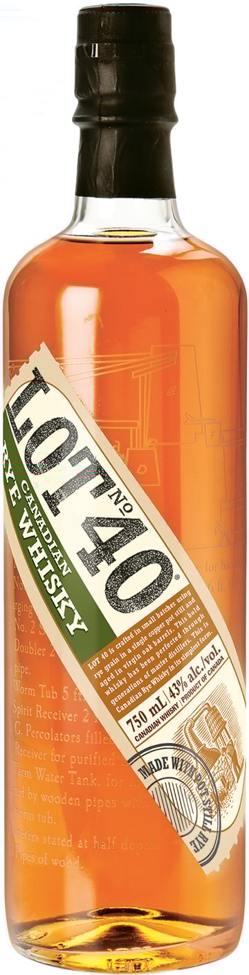 Lot no. 40 Pure Pot Still Canadian Rye Whisky