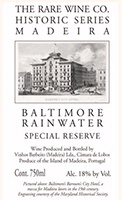Rare Wine Company Barbeito Historic Series Baltimore Rainwater