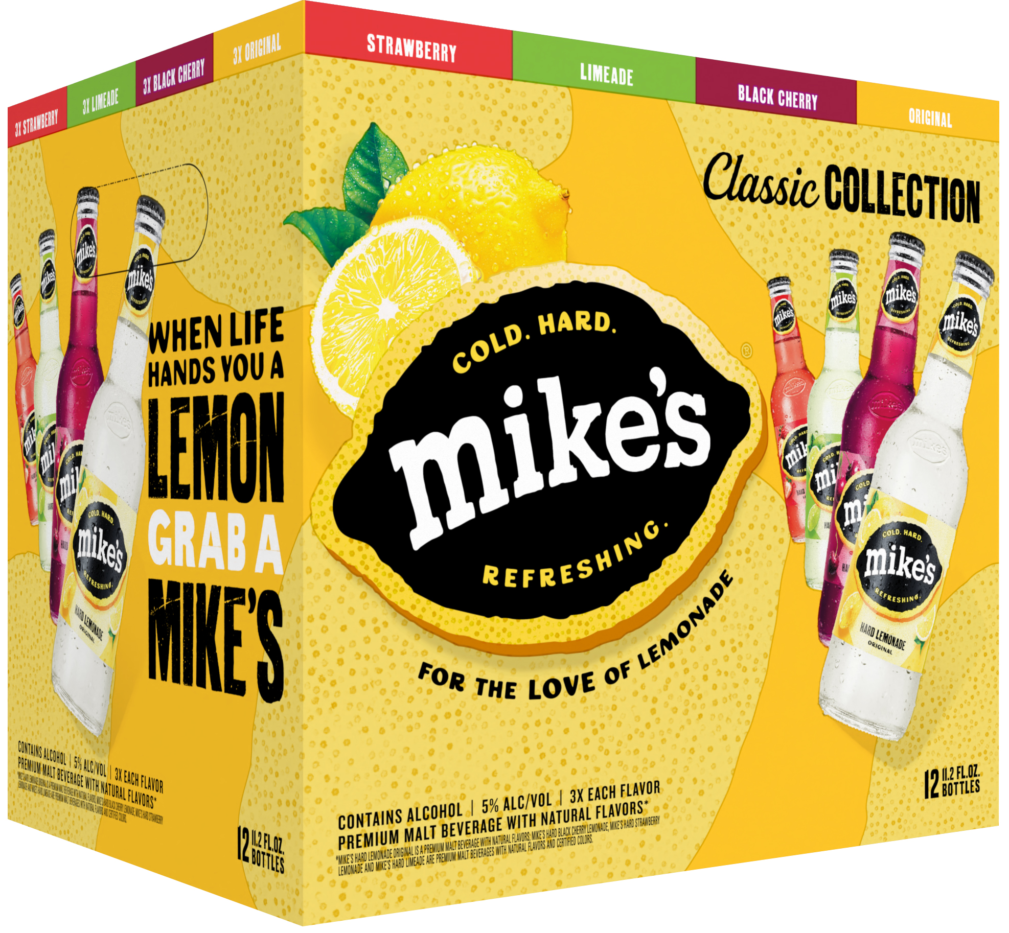 Mike's Hard Lemonade Variety Pack | 12 pack of 11.2 oz Bottle