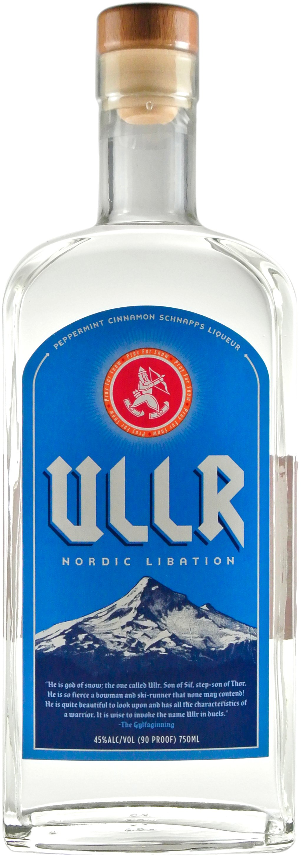 Ullr Nordic Libation Peppermint Cinnamon Schnapps Liqueur