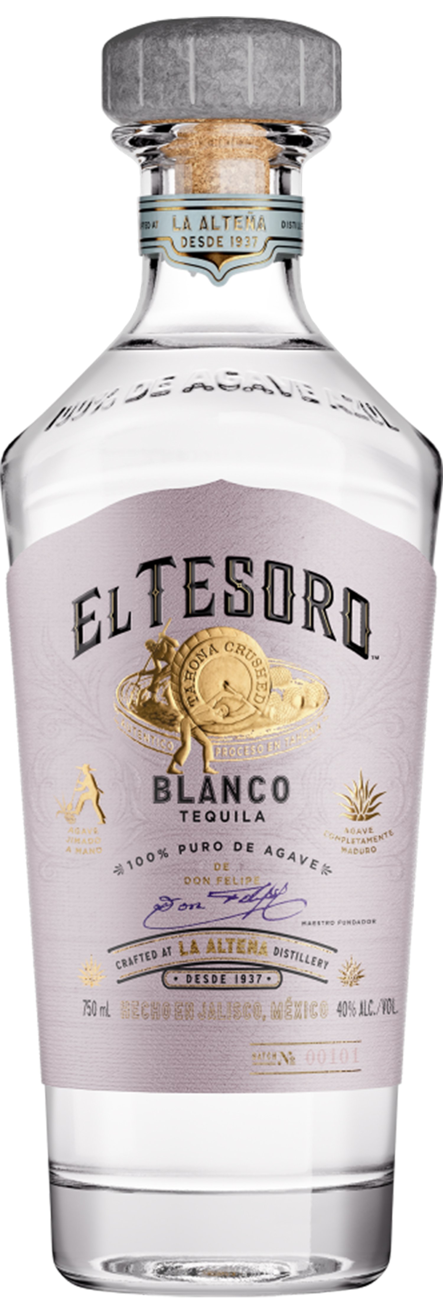 El Tesoro Blanco Tequila 750 ml Bottle