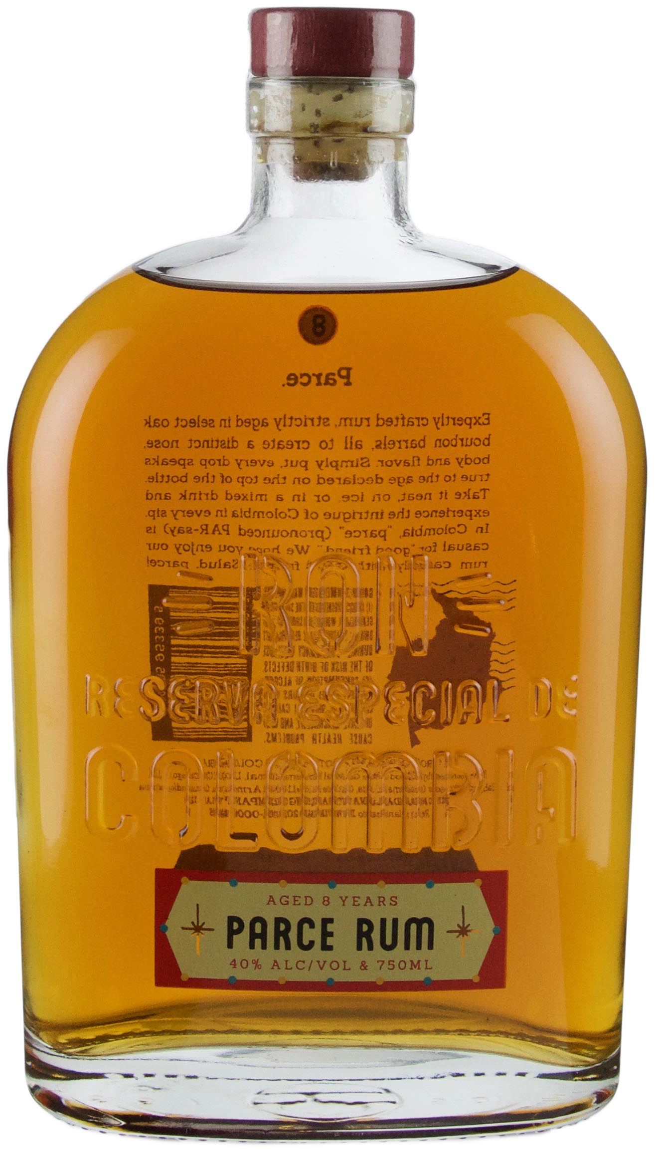 Parce 8 year old Straight Colombian Rum