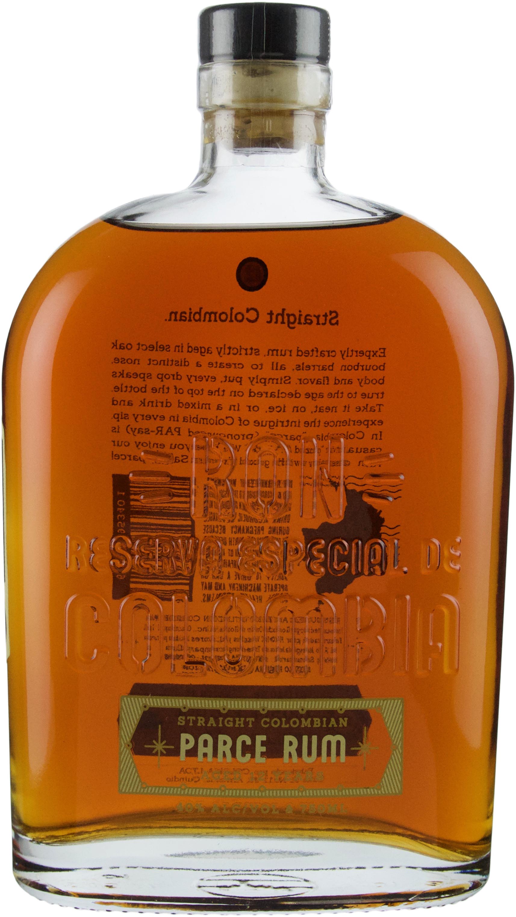 Parce 12 year old Straight Colombian Rum