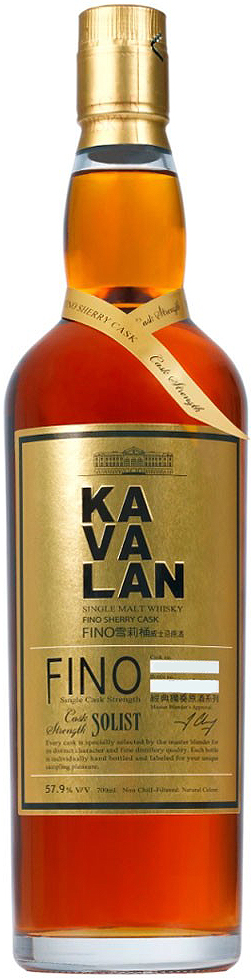 Kavalan Fino Sherry Cask bottled at Cask Strength