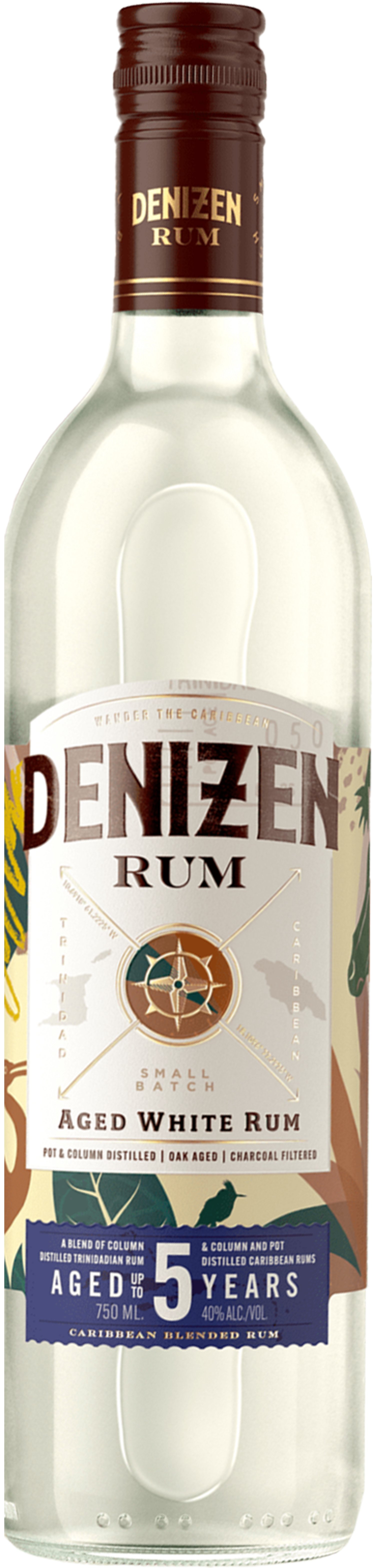 Denizen Aged White Rum 3 years old