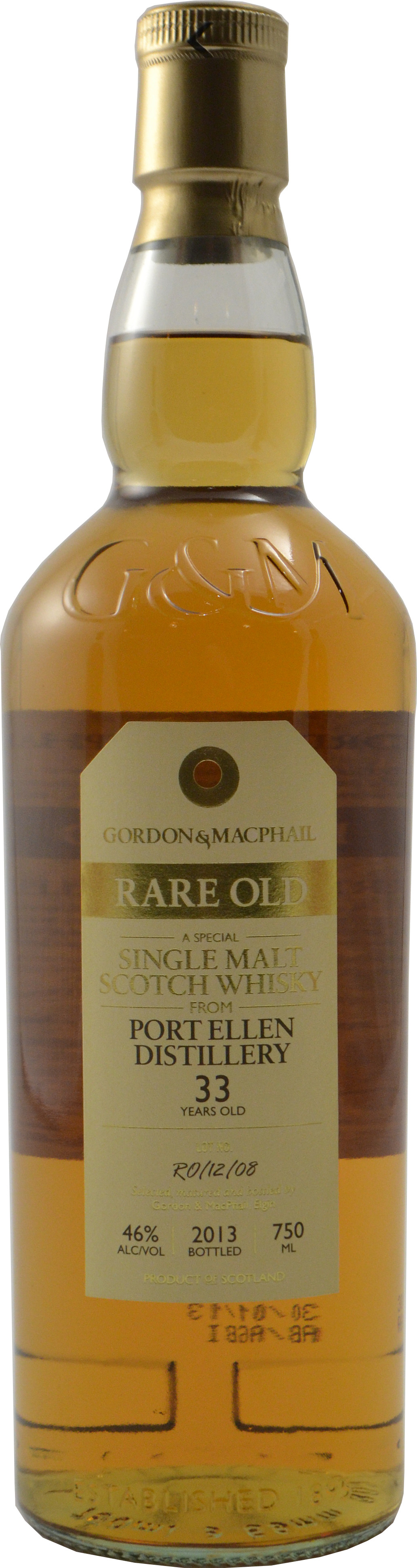Gordon & Macpahil Old & Rare Port Ellen 33 year old from RF Sherry Hgshd 1979