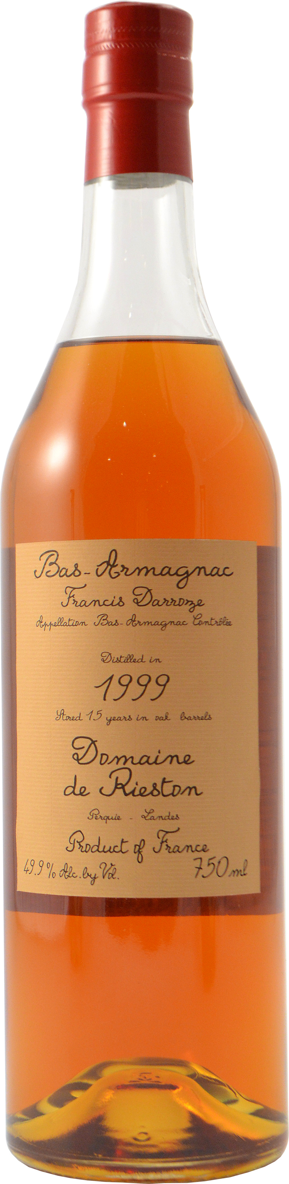Darroze Domaine de Rieston Armagnac 1999