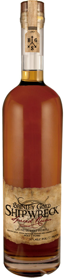 Brinley Gold Shipwreck Spiced Rum