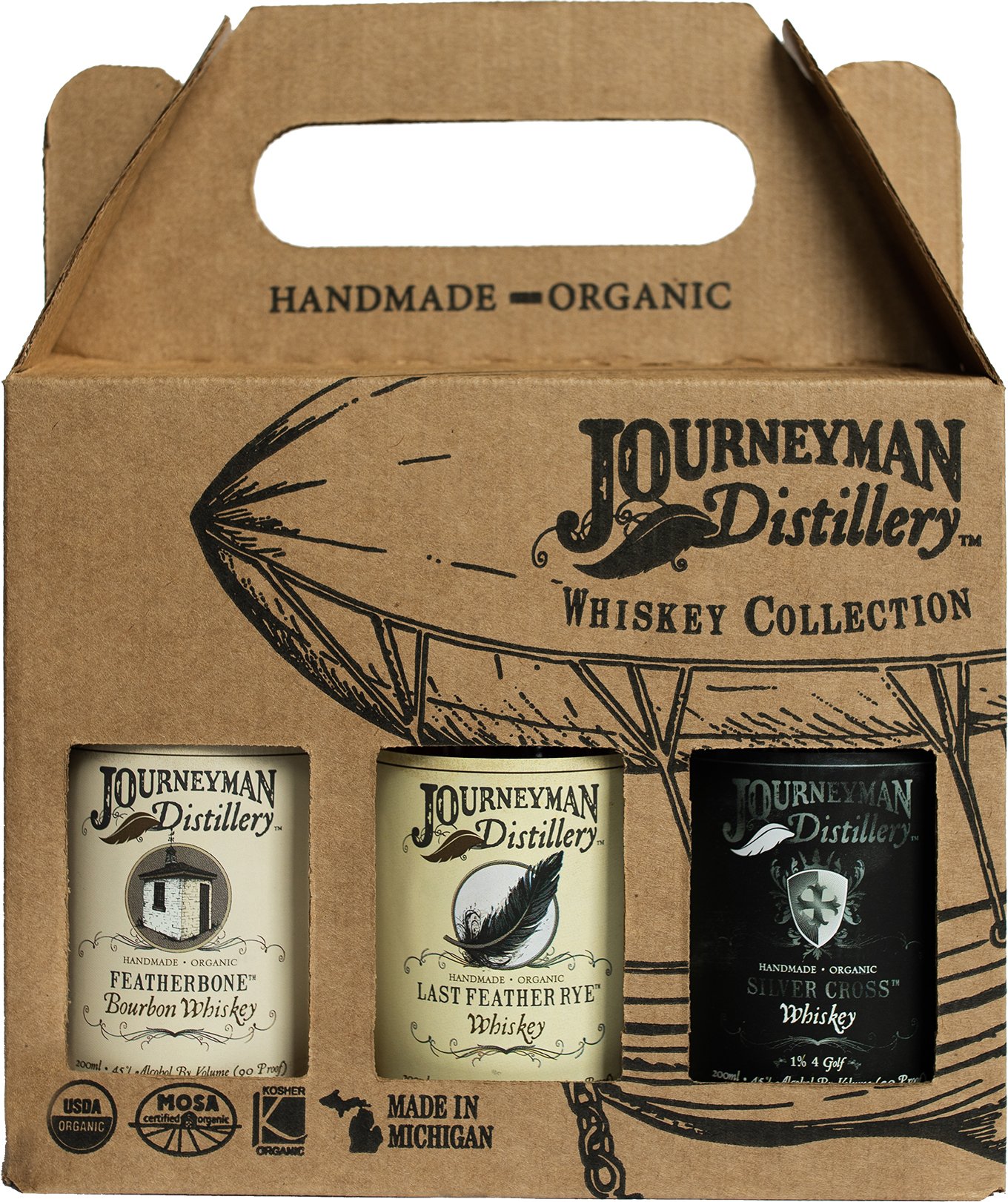 Journeyman Distillery Whiskey Triple Pack