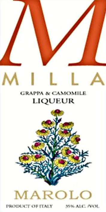 Marolo Milla Camomile Grappa Liqueur