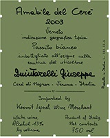 Giuseppi Quintarelli Amabile del Cere Bandito 2003 Half Bottle