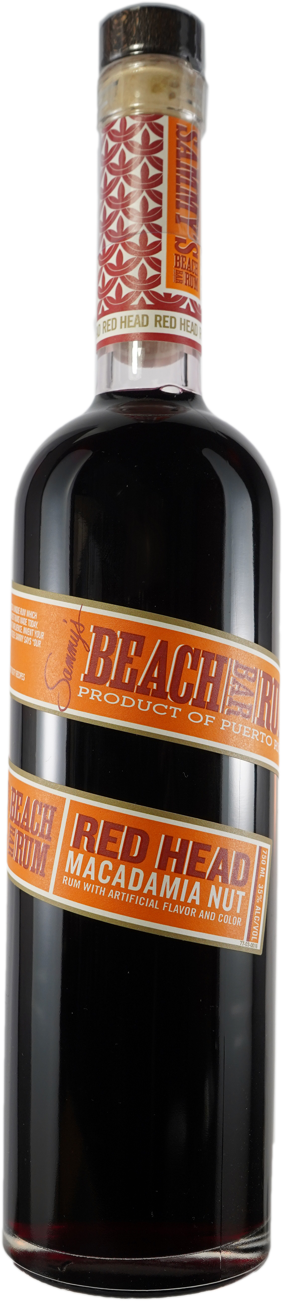 Sammy's Beach Bar Red Head Macadamia Nut Rum