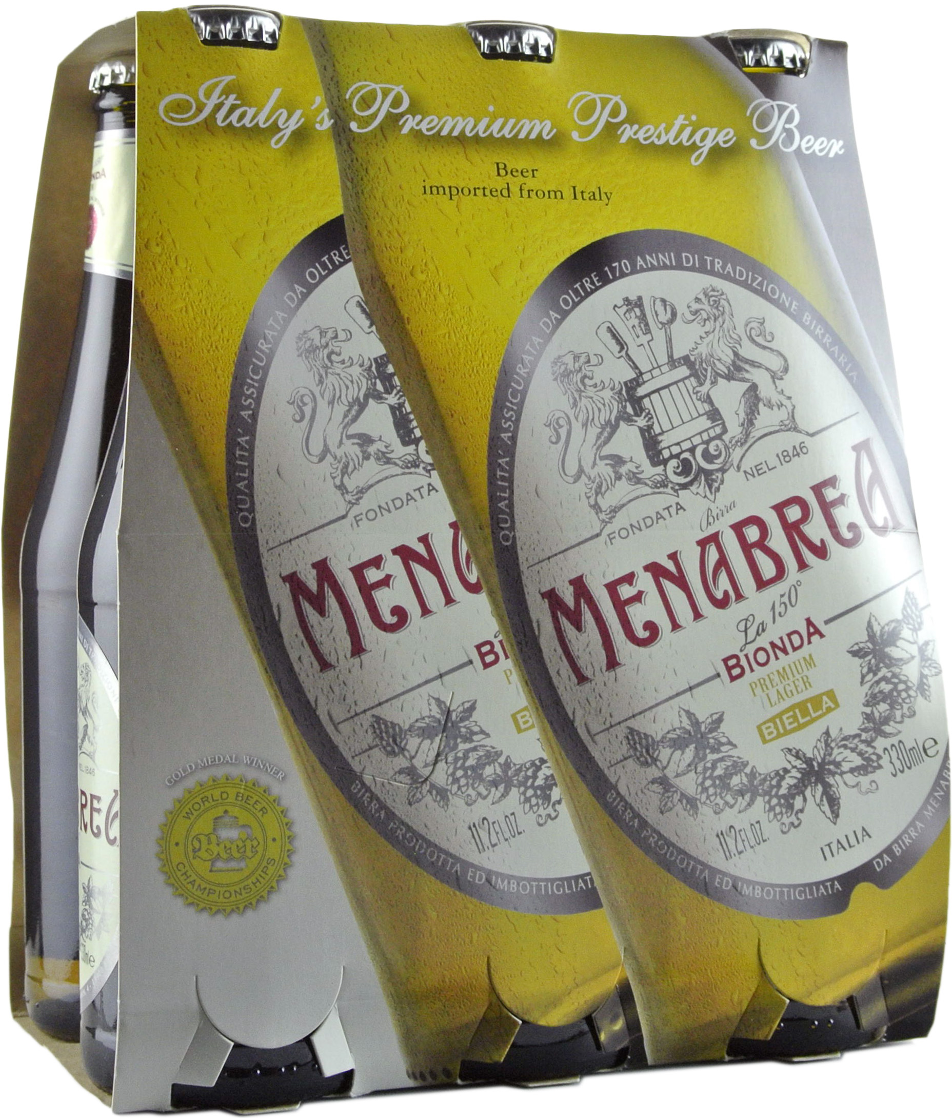 Menabrea Birra Bionda Blonde Lager