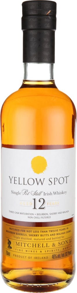 Yellow Spot 12 year old Single Pot Still Irish Whiskey