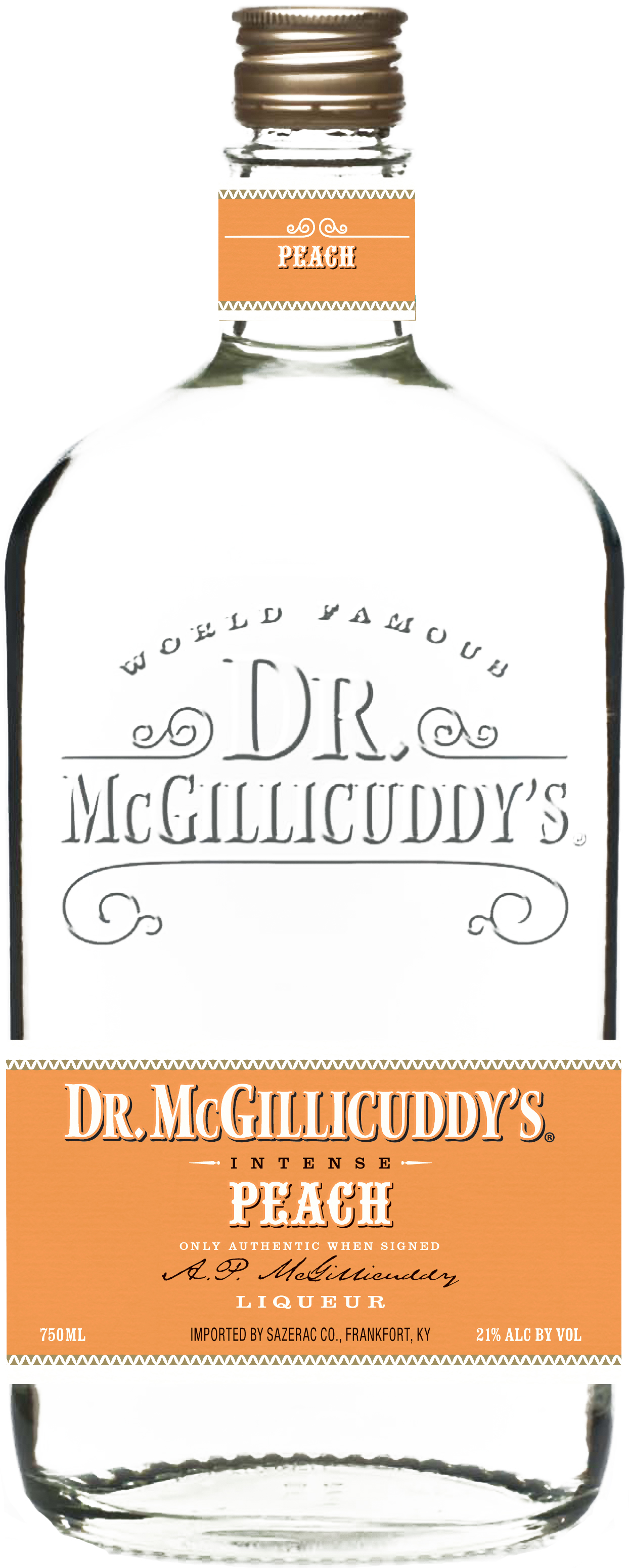 Dr McGillicuddy's Peach Schnapps Liqueur