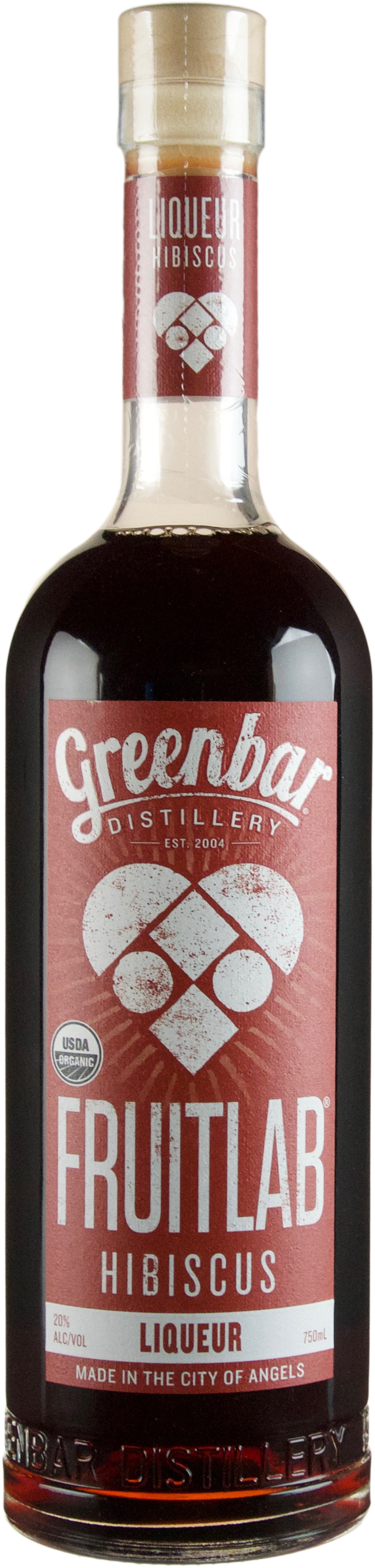 Greenbar Distillery Fruitlab Hibiscus Liqueur