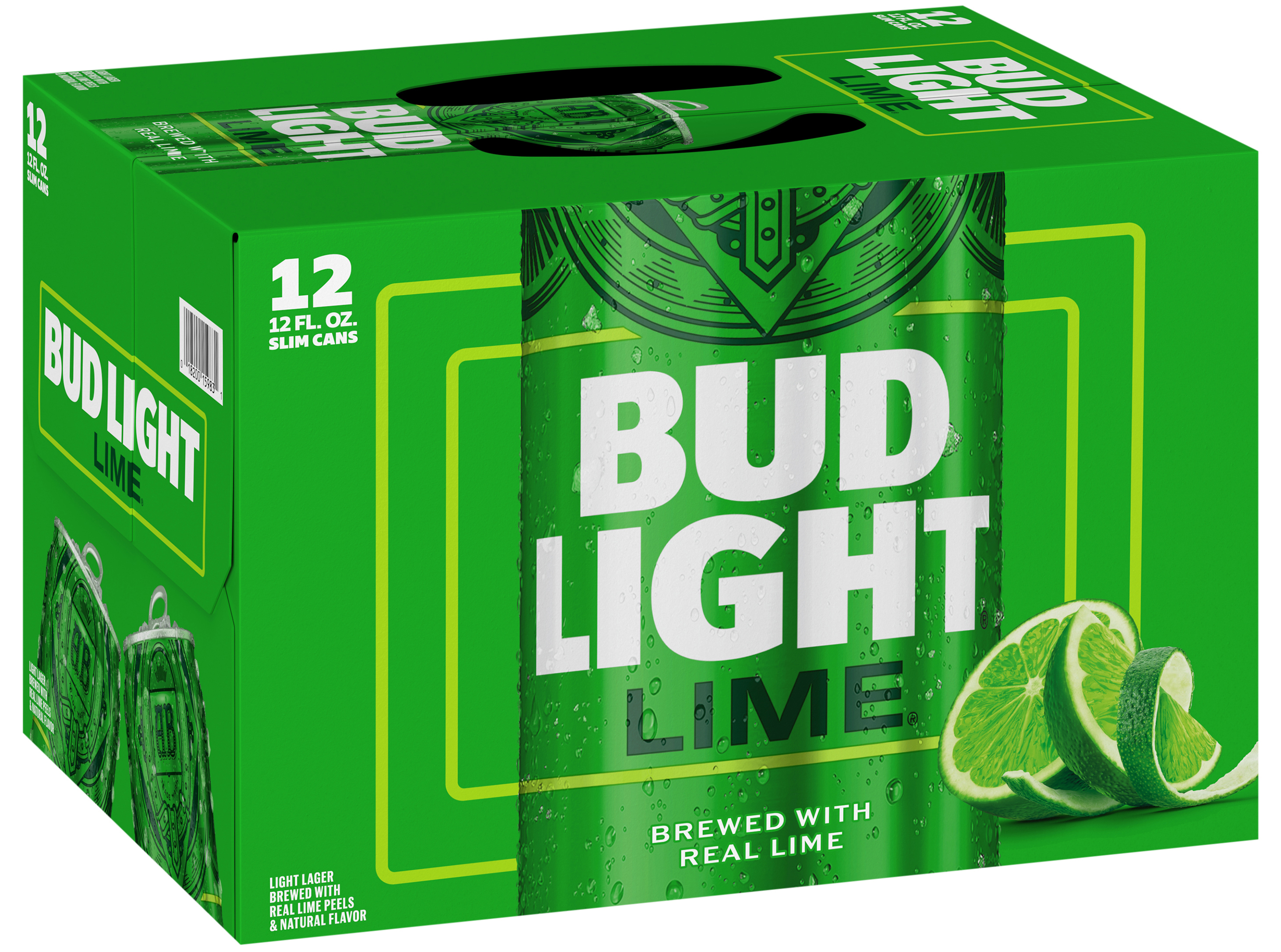 Bud Light Lime Koozie Set Of 2 – Fits 12 Oz Slim Can, Classic Logo, New