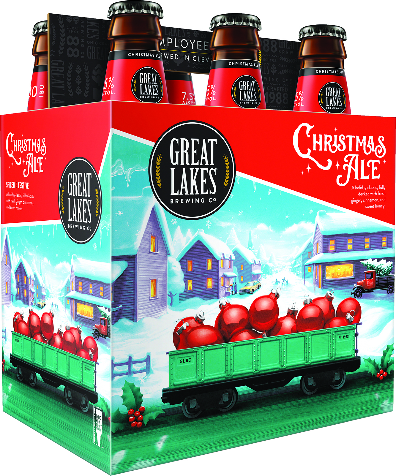 Great Lakes Christmas Ale 6 pack of 12 oz Bottle